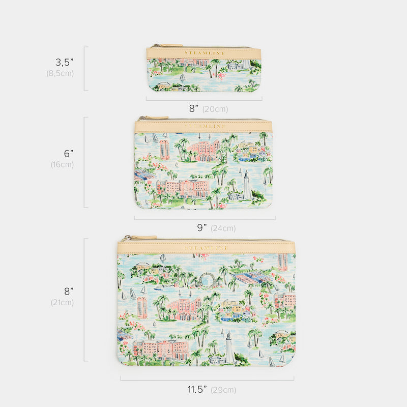 The Hamilton Princess Bermuda x SteamLine - Cosmetic Case Set