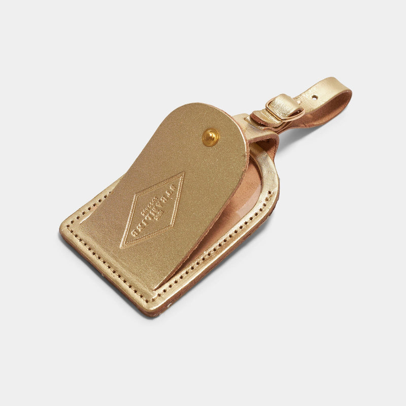Golden Leather - Luggage Tag