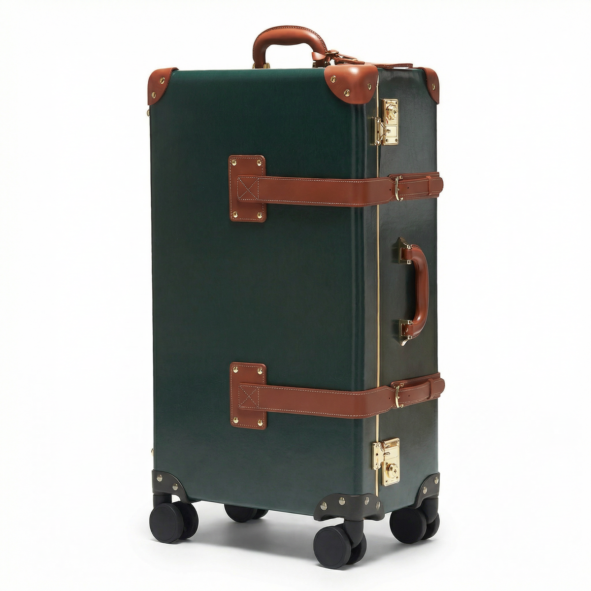 Diplomat Hunter Green Check Spinner