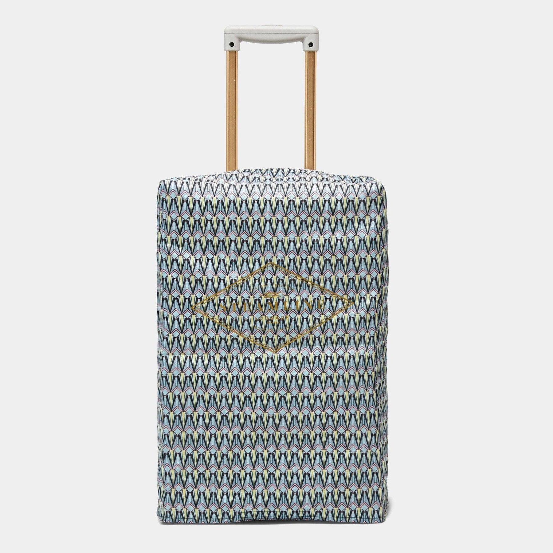 The Art Deco Protective Cover - Carryon Size Protective Cover Steamline Luggage 