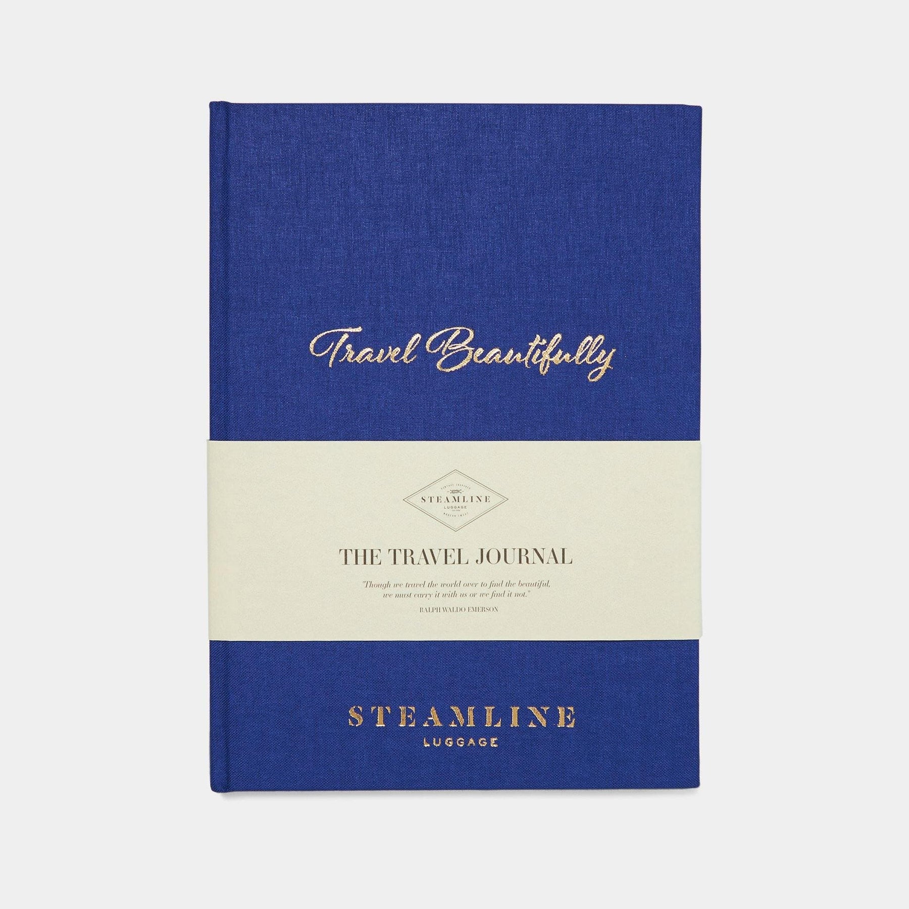 Blue Travel Journal - Irish And Hand-Bound Accessories Steamline Luggage 