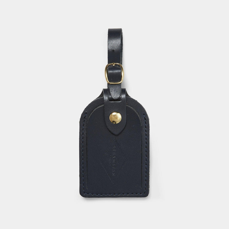 Navy Leather - Luggage Tag Accessories Steamline Luggage 