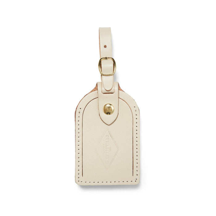 Ivory Leather - Luggage Tag Accessories Steamline Luggage 