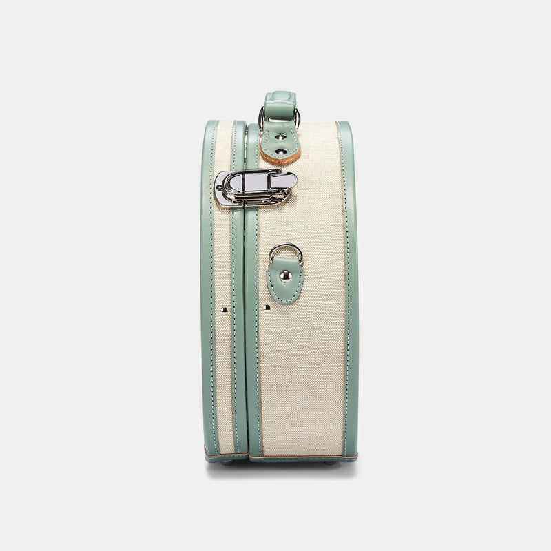 The Editor - Sea Green Hatbox Small Hatbox Small Steamline Luggage 