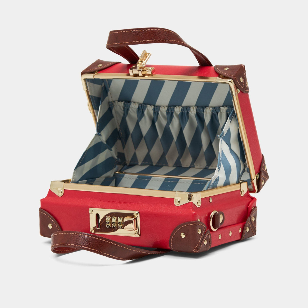 The Entrepreneur - Red Mini Mini Steamline Luggage 