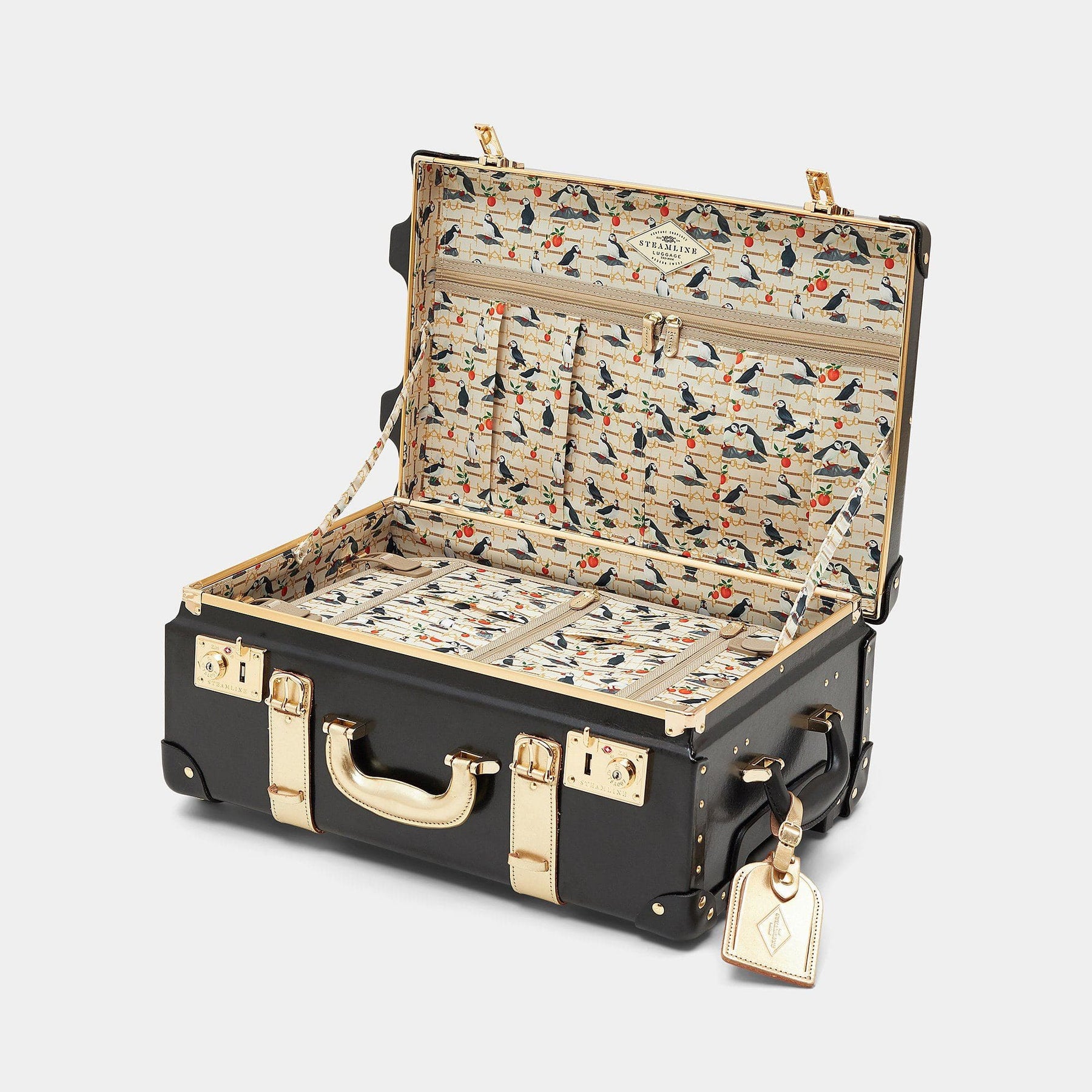 The Soprano - Black Carryon Carryon Steamline Luggage 