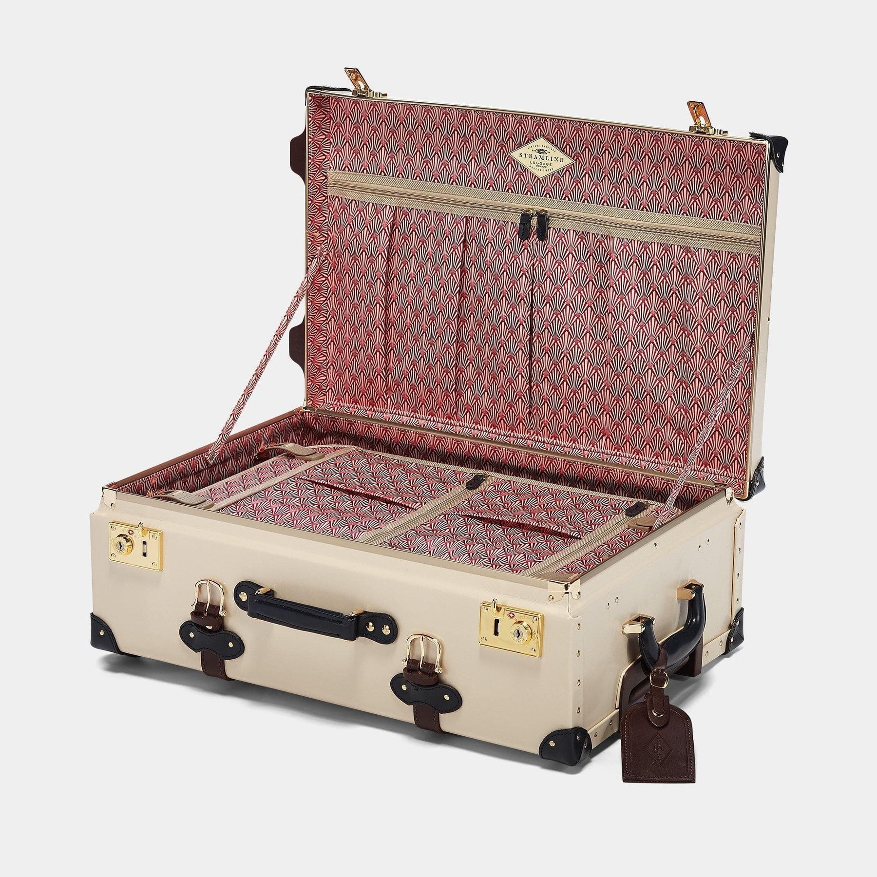 The Architect - Cream Stowaway Stowaway Steamline Luggage 