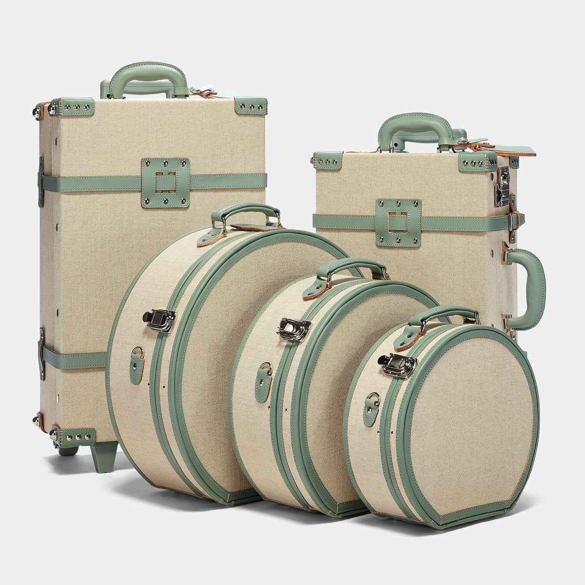 The Editor - Sea Green Carryon Carryon Steamline Luggage 